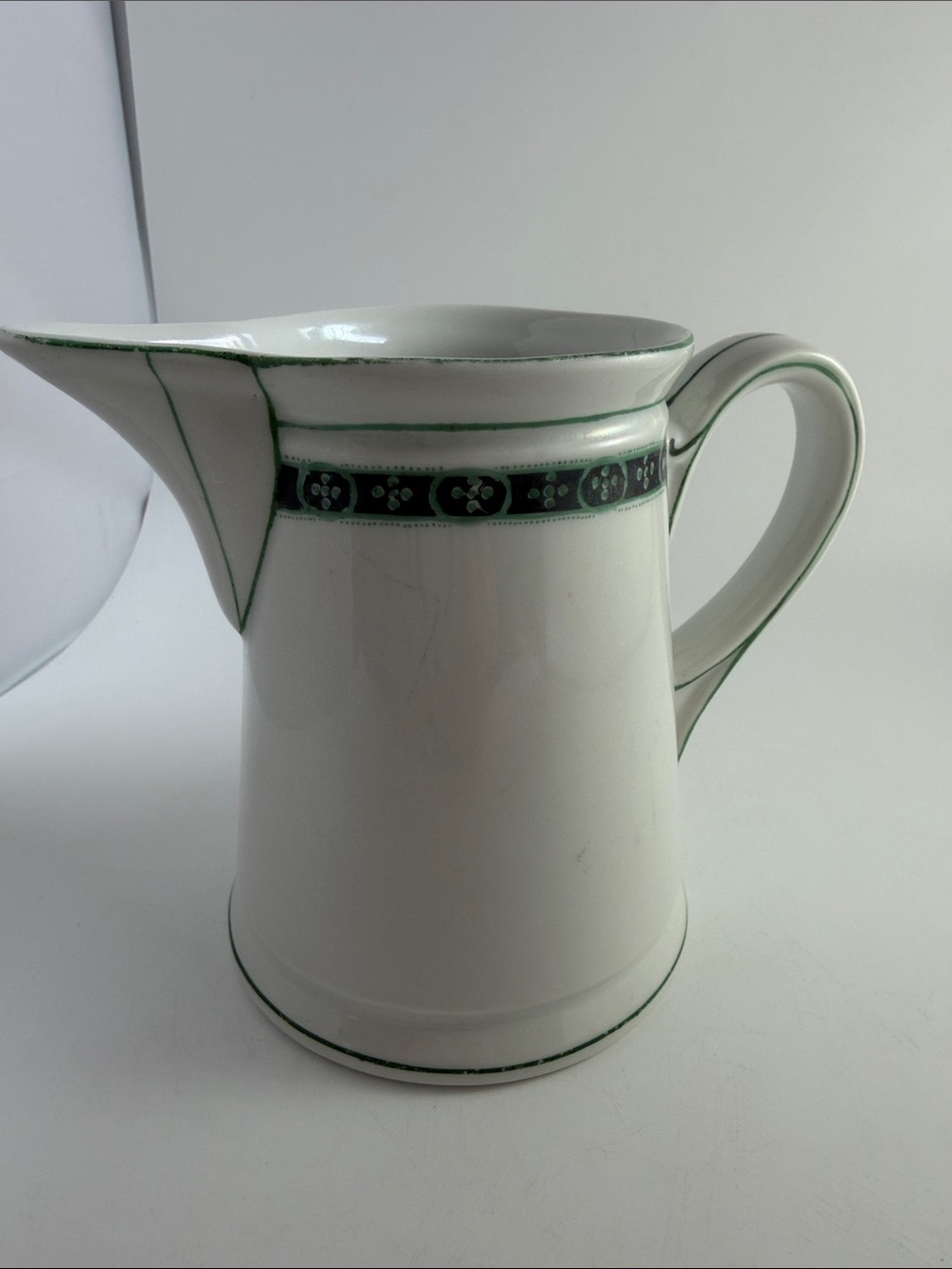Creamer Pitcher Stoneware 4.75” tall